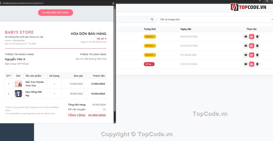 mới nhất,web bán gấu bông,web app